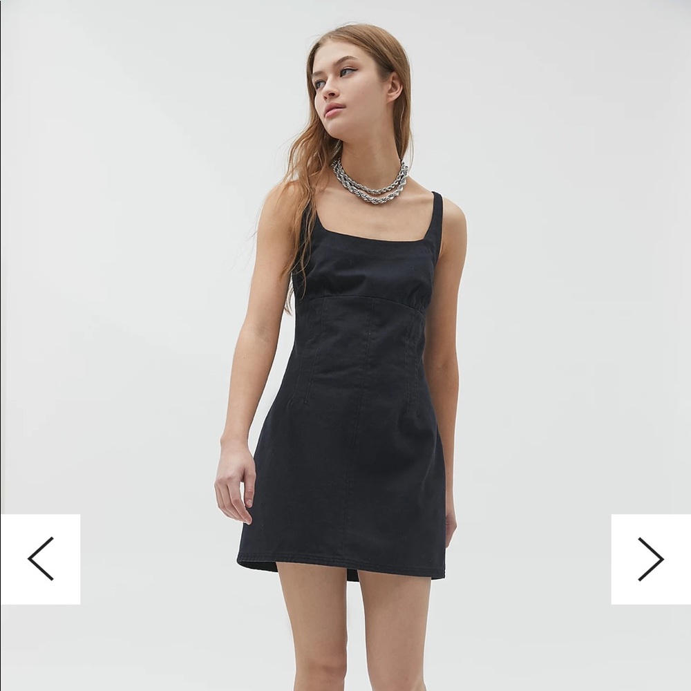 Urban Outfitters LBD mini denim dress. Size small. NWOT.